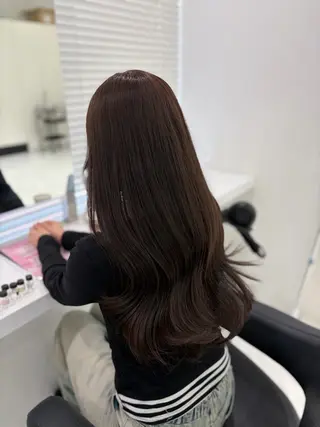 ロング カラー 💓色落ちまで綺麗な 垢抜けカラー💓のヘアスタイル