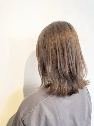 セミロング カラー 韓国風◎　田中 勇也のヘアスタイル