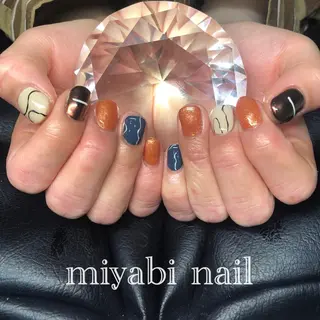ネイル miyabi nail 桂川駅近くのネイルデザイン