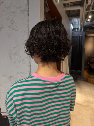 ショート パーマ カットモデル募集/ 石川絢佳🍓⸝⸝꙳のヘアスタイル