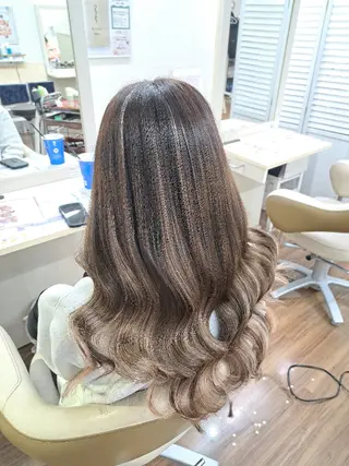 ロング カラー GLOSS心斎橋🌹 はるなのヘアスタイル