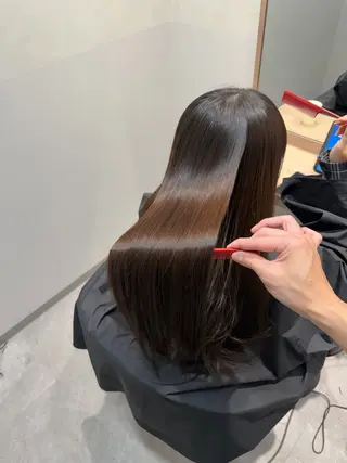 ロング 福田 修平 髪質改善/美髪矯正のヘアスタイル