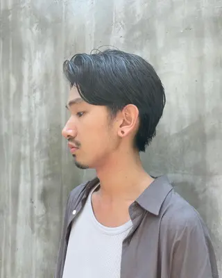 ショート メンズ ニュアンスパーマ/ メンズカット田島勇樹のヘアスタイル