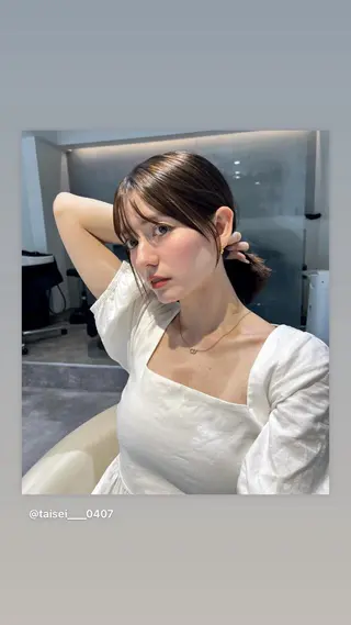 ショート カラー 💎透明感カラー特化 💎TAISEIのヘアスタイル
