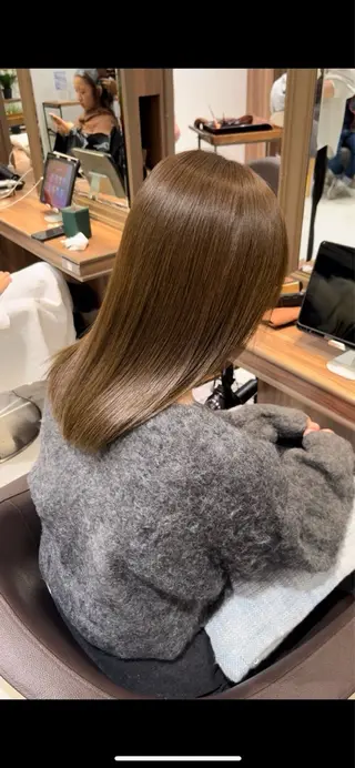 ロング 🦋盛れるレイヤー/ ベージュ/Ryugaのヘアスタイル