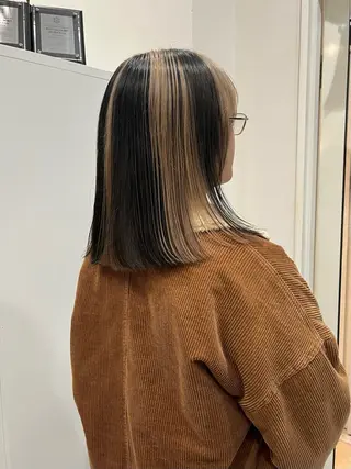 ミディアム カラー AMI🎀韓国ヘア 透明感カラーのヘアスタイル