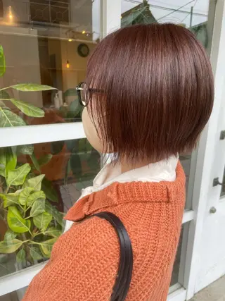 ショート カラー ヘアアレンジ 鴫原 亜弥のヘアスタイル