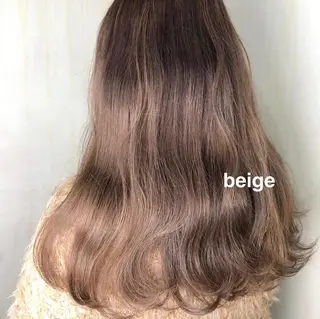 カラー ボブ♡柔らかいカラー 實松栞理のヘアスタイル