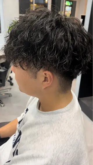 ショート パーマ メンズ 🦩パーマン🦩佐藤 航太のヘアスタイル