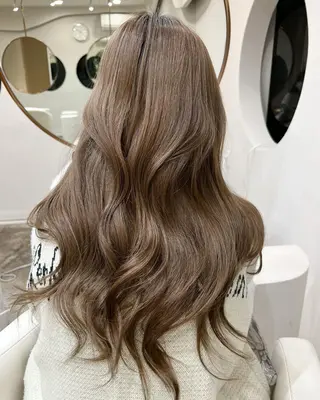 ロング 🤍🤍韓国ヘア おたけ🤍🤍のヘアスタイル