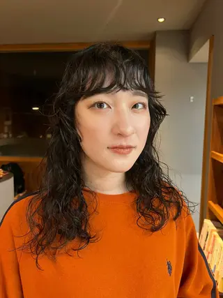 セミロング パーマ cocoro /レイヤーカットのヘアスタイル