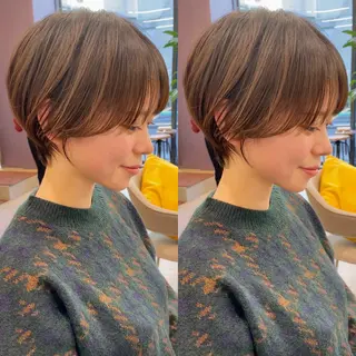ショート レイヤー特化 渋谷美容師/れなのヘアスタイル