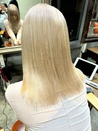 ミディアム 🔥コテ巻き風 ボブパーマ🔥のヘアスタイル