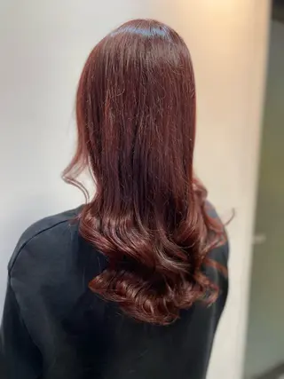 セミロング カラー 柊 ルキのヘアスタイル