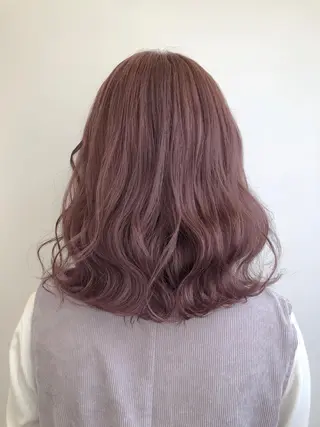 セミロング カラー 【透明感、艶髪】西村 有司のヘアスタイル