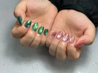 ネイル yuya パラジェル/長さ出しのネイルデザイン