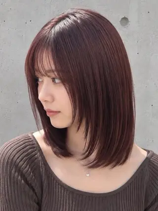 ミディアム カラー takagi nayuのヘアスタイル
