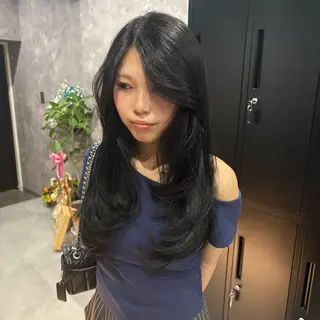ロング カラー nameless miichiのヘアスタイル
