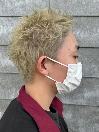 カラー メンズ メンズ専門　太田 楽々のヘアスタイル