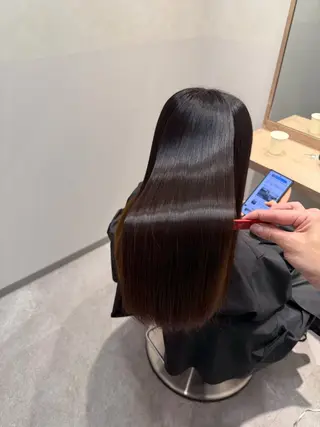 ロング 福田 修平 髪質改善/美髪矯正のヘアスタイル