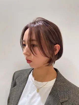 ショート パーマ ARMONY秋山輝也 コテ巻き風パーマ特化のヘアスタイル