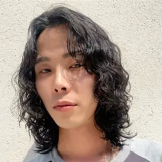 ロング パーマ ヘアアレンジ メンズ fifth 石川 凪のヘアスタイル