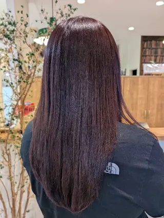 カラー 西 亜佑奈のヘアスタイル