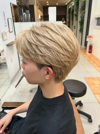 カラー パーマ メンズ メンズカット/パーマ /森本翔大のヘアスタイル
