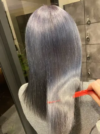 ミディアム カラー ✨最安値✨エクステ カラー🌼つきな🌼のヘアスタイル