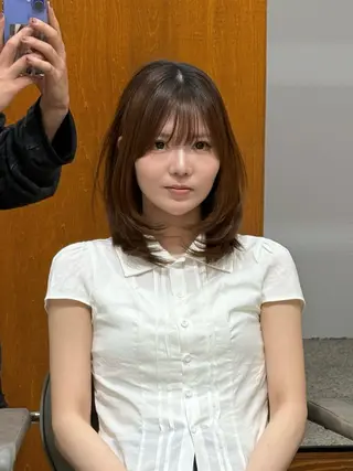 ミディアム 垢抜けレイヤー✂️ RYOTAのヘアスタイル