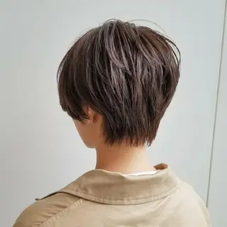 ショート カラー ヘアアレンジ パーマ ネイル マツエク・マツパ iplus　眉毛と まつげパーマ専門店のマツエク・マツパデザイン