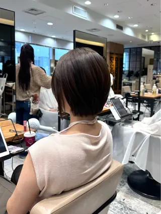 ショート カットモデル募集/ 前髪カット/祝迫華艶のヘアスタイル