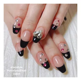 ミディアム ネイル 🐾enen style 🐾のネイルデザイン
