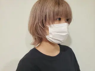 ショート カラー パル__レイヤー/パ ーマ/デザインカラーのヘアスタイル
