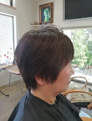 ショート 【渋谷|畑中】 美女が沼るヘッドスパのヘアスタイル