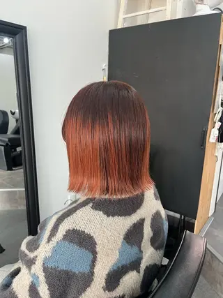 ショート カラー ヘアアレンジ 中津川 愛恵のヘアスタイル