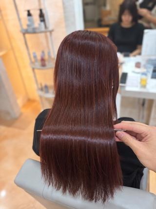 セミロング 髪質改善特化/縮毛矯 正特化/Sorutoのヘアスタイル