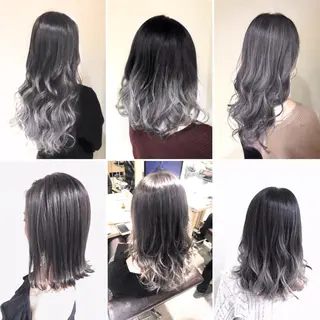セミロング カラー パーマ ヘアアレンジ メンズ キッズ ネイル マツエク・マツパ バレイヤージュ/ 髪質改善/渡邉悟🌱のヘアスタイル