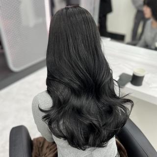 ロング レイヤーカット 🇰🇷🩶福岡天神のヘアスタイル