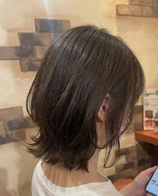 ミディアム カラー flencia 丸 和博|カットのヘアスタイル