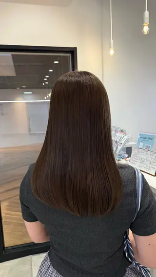 カラー 大角 心愛のヘアスタイル