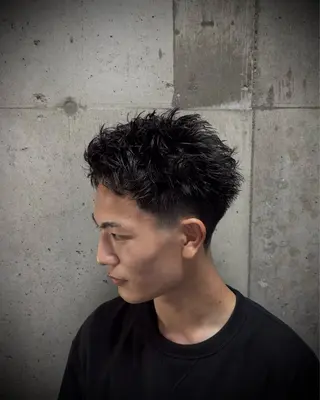 ショート メンズ 永井 皓大のヘアスタイル
