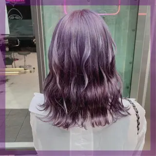 セミロング カラー ヘアアレンジ メンズ キッズ ブリーチの髪様 MASATOのヘアスタイル