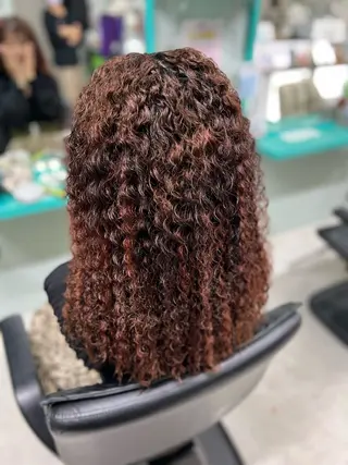 ロング パーマ ビューティサロン 月麗(ルナ)のヘアスタイル