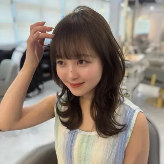 セミロング 中屋 光貴のヘアスタイル