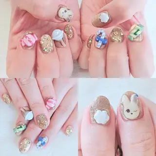 ネイル 手描きアート&推し活 🌟Wisteriaのネイルデザイン