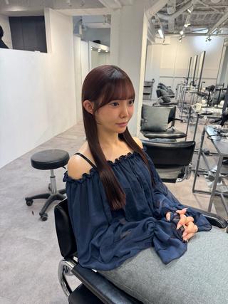 セミロング 絶対‼︎可愛い顔周り 💓レイヤー/しずくのヘアスタイル