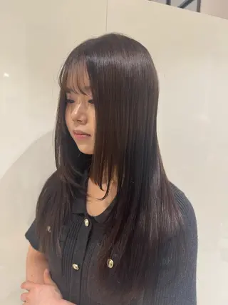 ロング 佐々木 悠安のヘアスタイル