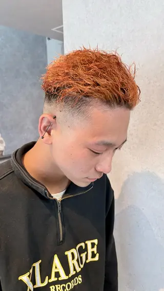 カラー パーマ メンズ パーマスタイル特化◎ 永戸圭汰のヘアスタイル