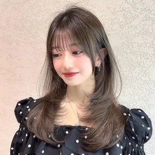 ロング カラー レイヤー/髪質改善 Lond ambreのヘアスタイル
